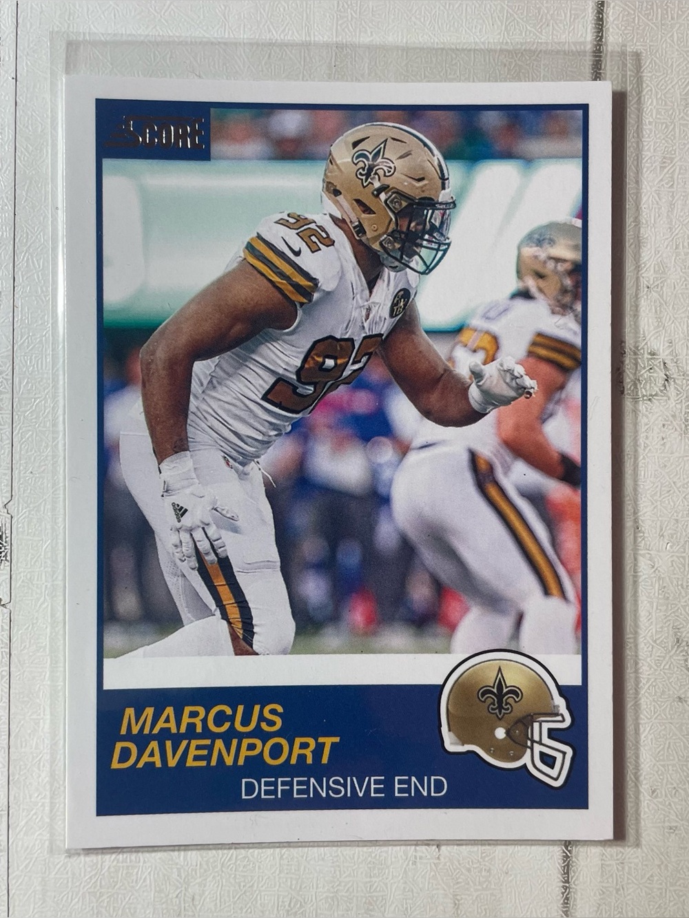 2019 Score #270 Marcus Davenport New Orleans Saints